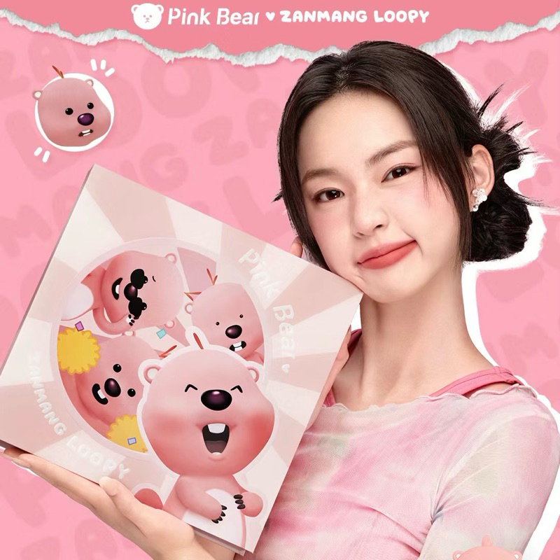 Set Makeup PINK BEAR Zangwang Loopy