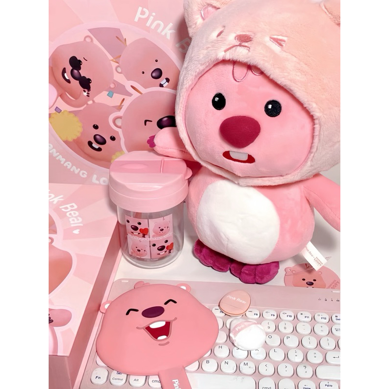 Set Makeup PINK BEAR Zangwang Loopy