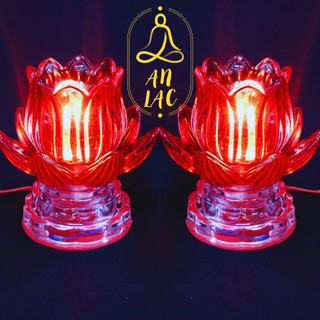 Cặp Đèn Bông Thủy Tinh 445 CD 12cm