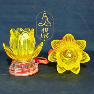 Cặp Đèn Bông Thủy Tinh 445 CD 12cm