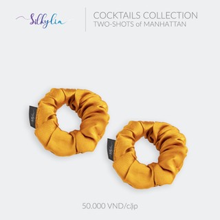 [Silkylia] Cột tóc lụa tơ tằm Việt Nam size S