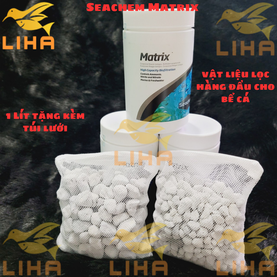 Seachem Matrix 100gr (125ml) - Vật Liệu Lọc Cao Cấp Của Mỹ Cho Hồ Cá Cảnh