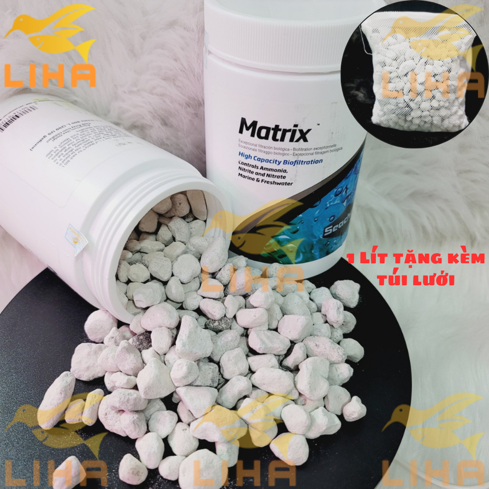 Seachem Matrix 100gr  - Vật Liệu Lọc Cao Cấp Của Mỹ Cho Hồ Cá Cảnh