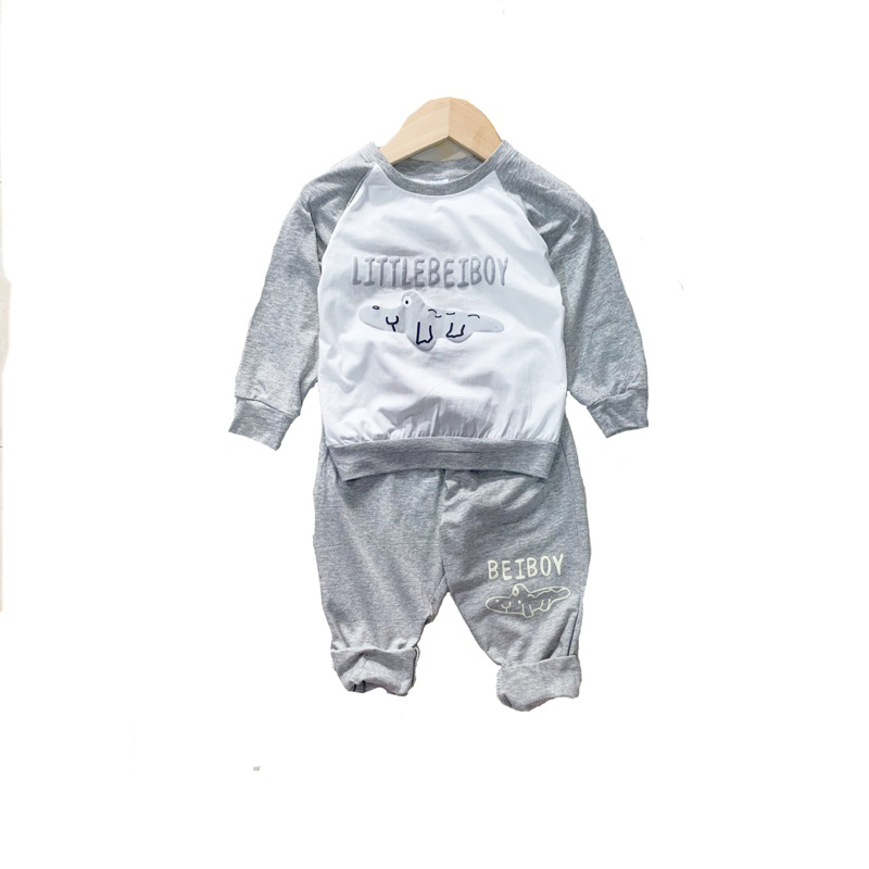 Bộ thu đông bé trai chất liệu cotton đẹp mềm mịn cho bé10-35kg