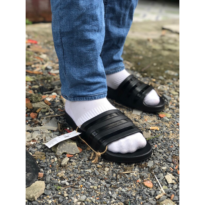 DÉP ĐÚC ADIDAS 3 SỌC THỂ THAO NAM HÀNG CHUẨN