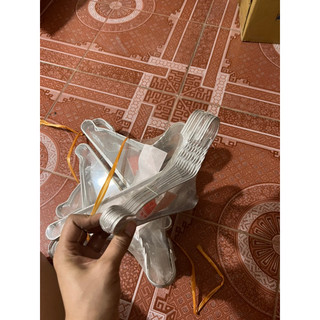 Combo 10 móc nhôm phơi quần áo cho em bé 28cm