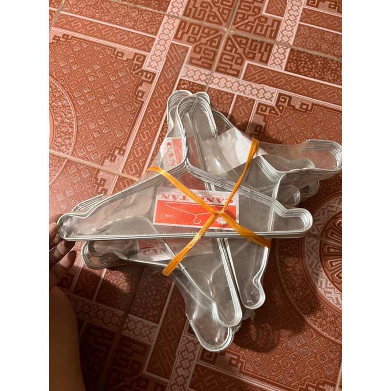 Combo 10 Móc Nhôm Phơi Quần Áo Cho Em Bé 28Cm