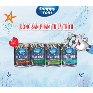 Pate cho mèo mọi giống mèo trưởng thành Snappy Tom - lon 400g Các Vị