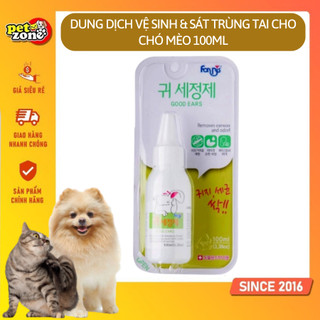 Dung dịch vệ sinh và sát trùng tai chó mèo Forbis 100ml