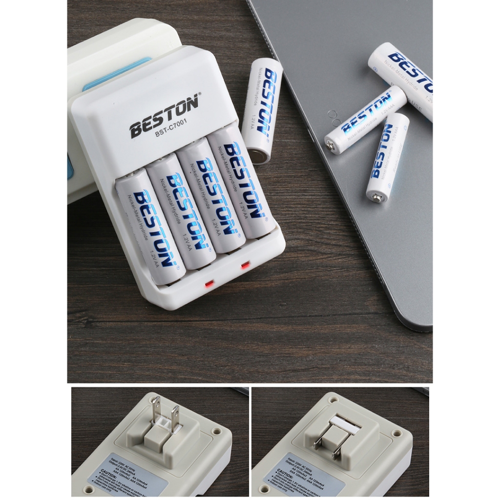 Pin sạc AA/AAA Beston 600-3000mAh