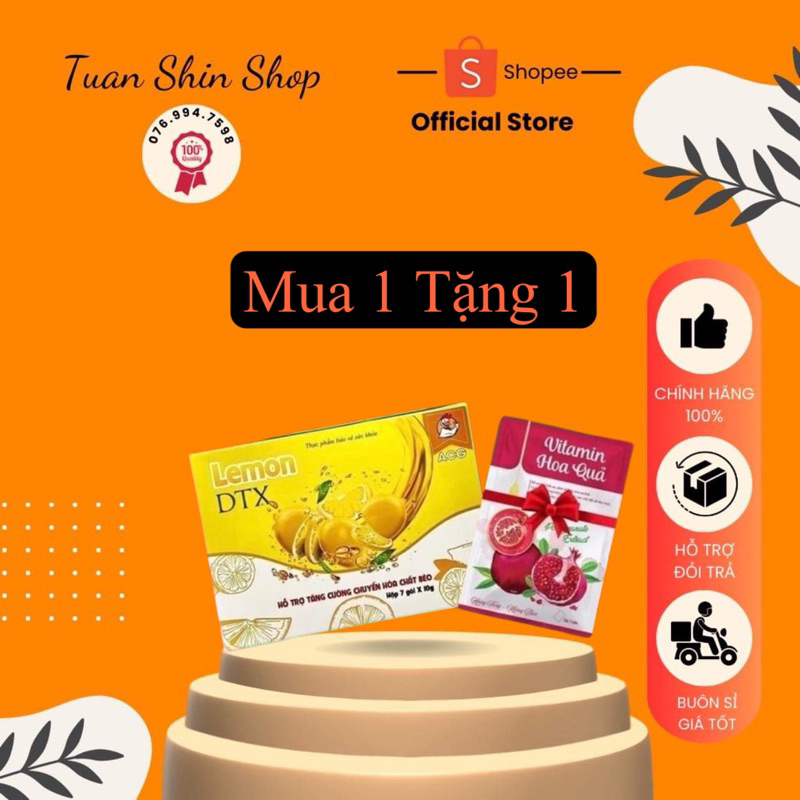 TẶNG DETOX - Giảm Cân ACG Vị Chanh