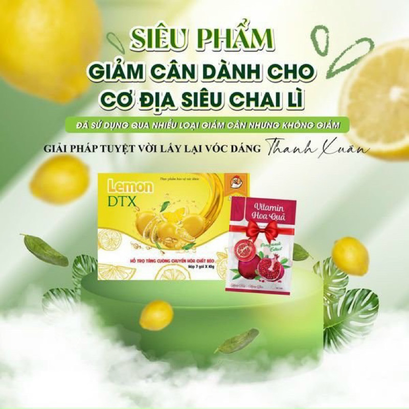 TẶNG DETOX - Giảm Cân ACG Vị Chanh