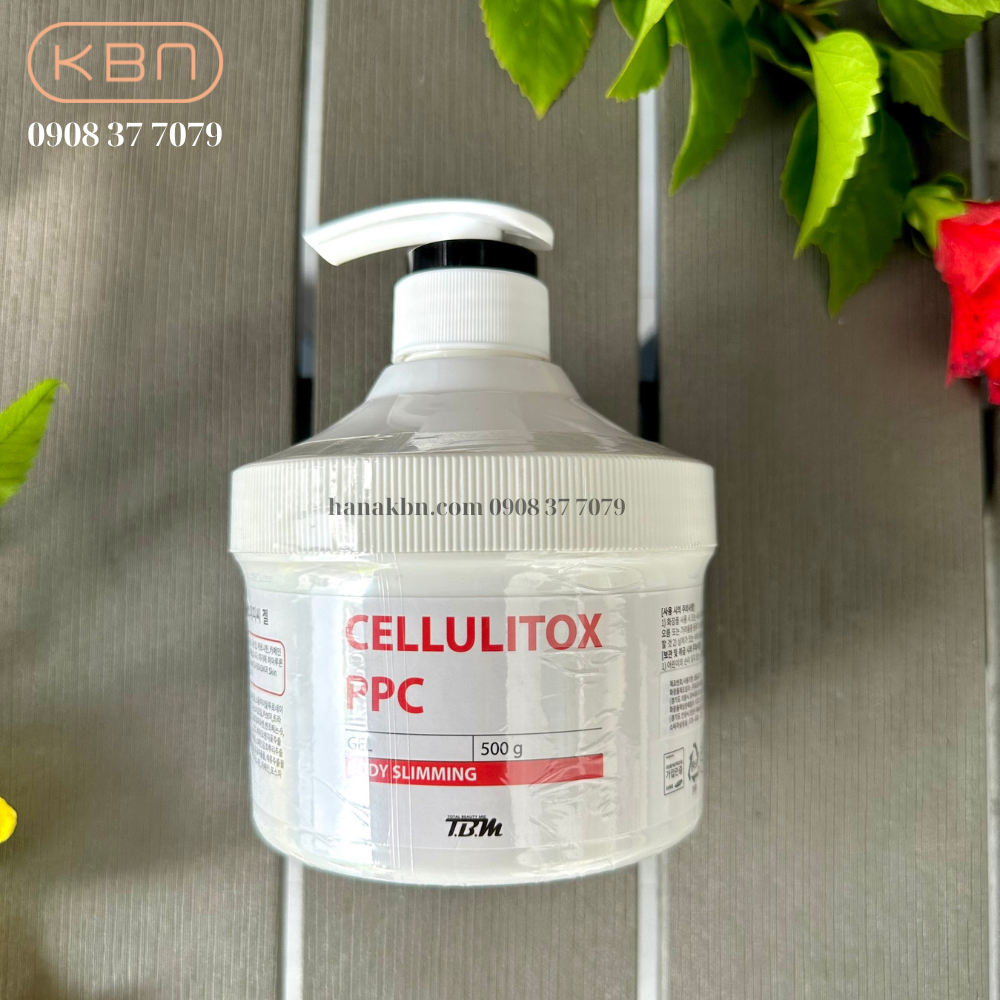Kem Bôi Thon Gọn Vóc Dáng TBM Cellulitox PPC, Gel Vùng Bụng Hàn Quốc 500ml (Hàng Chính Hãng)