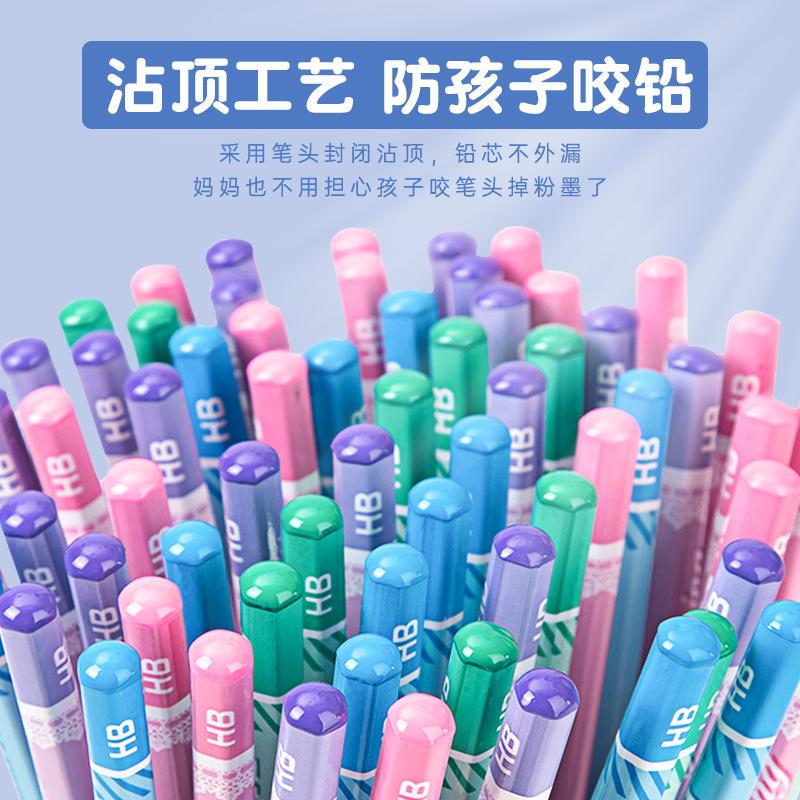 Bút Chì Deli S928 S929 6 Cạnh Dạng Hộp Tròn HB/2B Cao Cấp Đa Sắc Màu Văn Phòng Phẩm Uy Tín