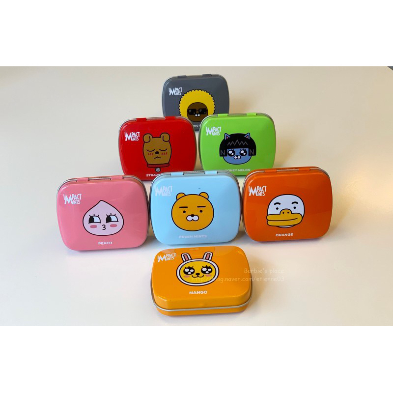 Kẹo ngậm không đường Impact Mints x Kakao Friends Hàn Quốc