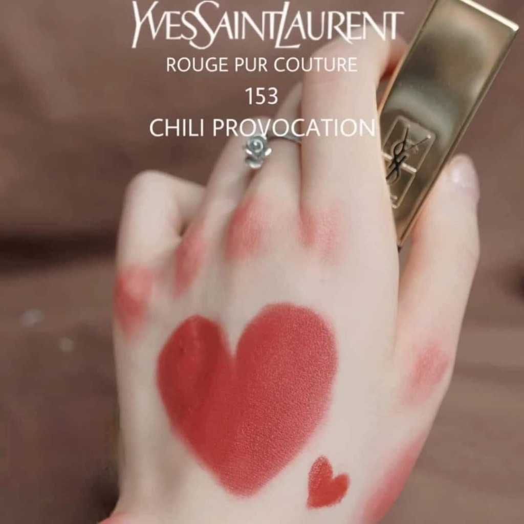 Son thỏi YSL Rouge Pur Couture 153 Chili Provocation đỏ đất - LAMII BEAUTY