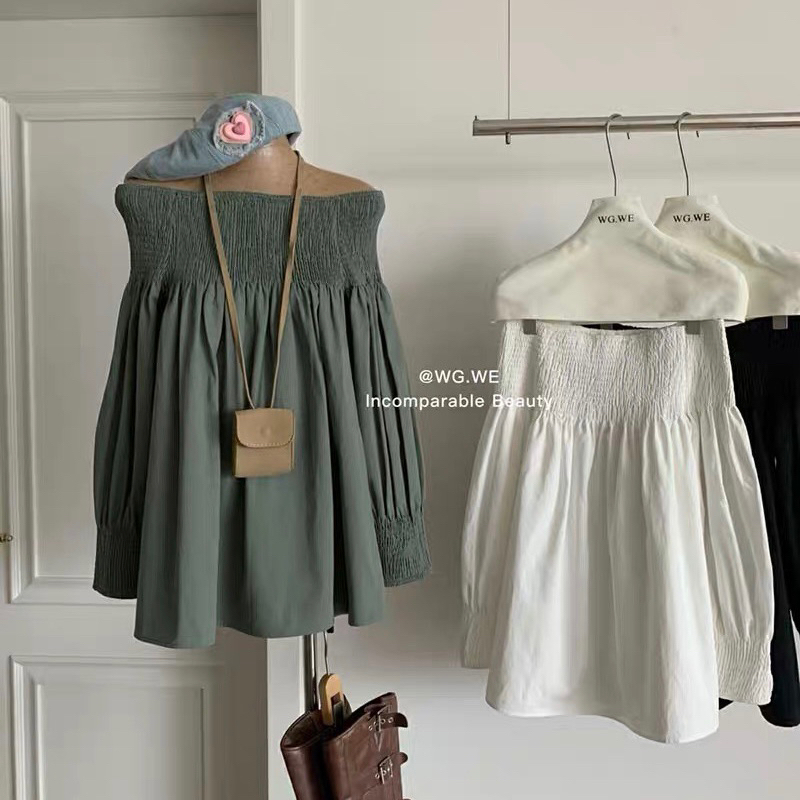 Áo quây chun ngực sành điệu tag WG.WE qccc