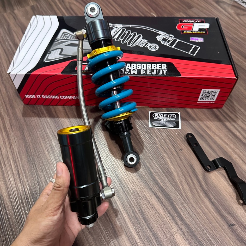 Phuộc NItron RIDE IT chính hãng : Exciter 150, Winner, Raider FI bình dầu xoay 360 độ