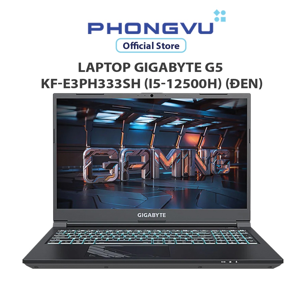 Máy tính xách tay/ Laptop GIGABYTE G5 KF-E3PH333SH (i5-12500H/RAM 8GB/512GB SSD/ Windows 11) - Bảo hành 24 tháng