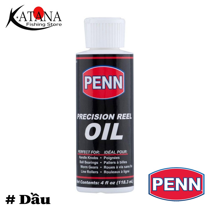 Dầu, Mỡ PENN bảo dưỡng máy câu - Made in USA