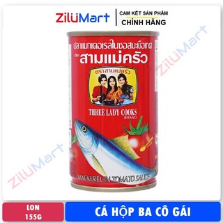 Cá mòi xốt cà chua nắp giật Ba Cô Gái loại 155g