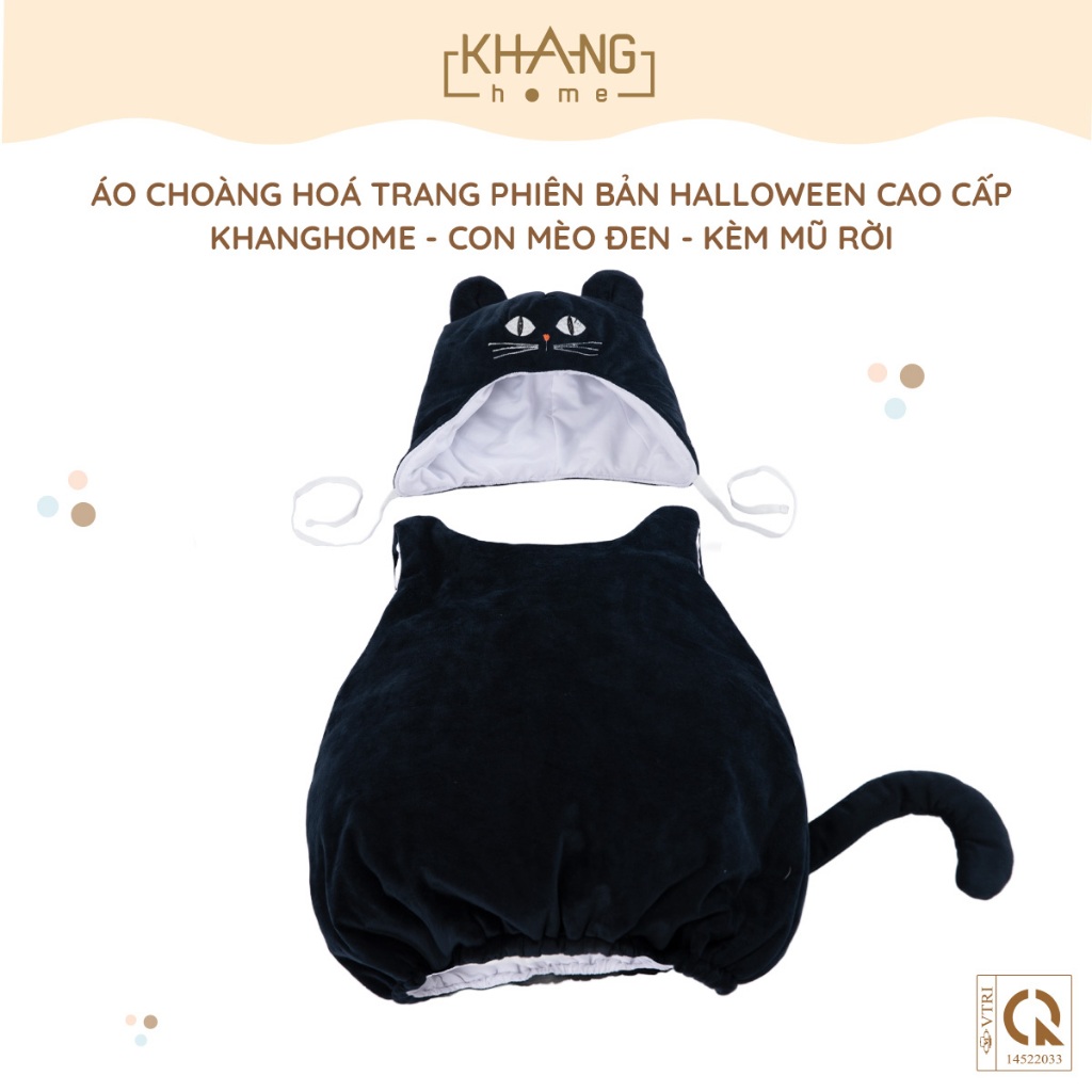 ÁO CHOÀNG HOÁ TRANG PHIÊN BẢN HALLOWEEN CAO CẤP KHANGHOME