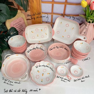 BỘ ĐỒ ĂN CUTE - thỏ cà rốt
