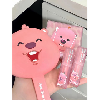Set PINK BEAR Zangwang Loopy (CÓ BÁN LẺ CÁC SẢN PHẨM)