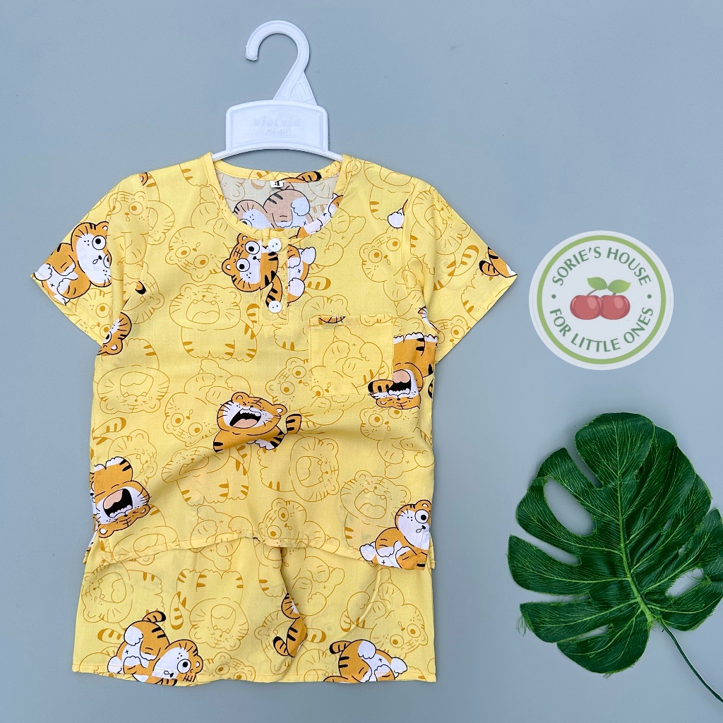 Bộ tole/lanh đùi cài trước bé trai