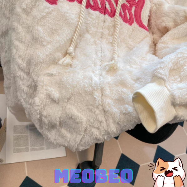 Áo Khoác Lông Saiau Dễ Thương❤ Áo Khoát Dày Dặn Dáng Rộng Nam Nữ NVA632