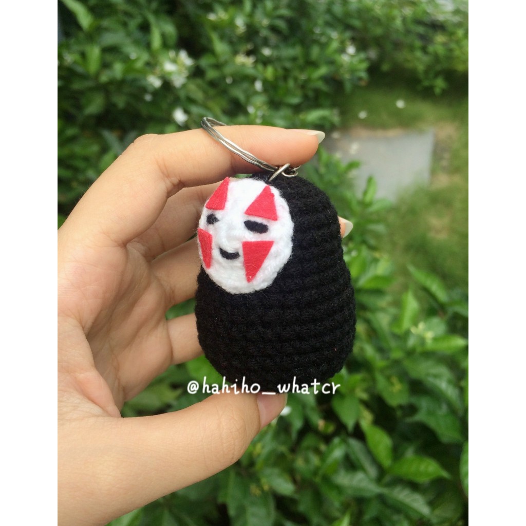 Móc khóa vô diện cute len handmade | Quà tặng | Kèm móc khóa