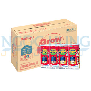 [HSD T10/2024] Sữa nước Nutifood grow plus đỏ ít đường 180ml - thùng