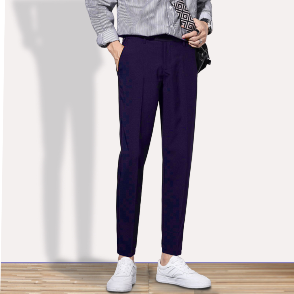 Quần Tây Âu Kaki Nam, Quần Dài Quần Âu Nam Kaki Hàn Co Giãn Cao Cấp Vicenzo Cạp Phối Chun Tinh Tế Sành Điệu