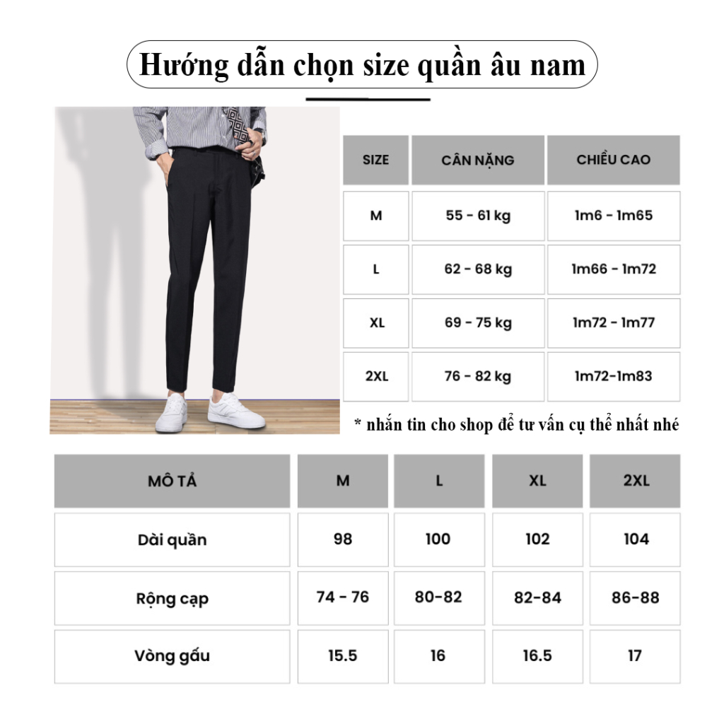 Quần Tây Âu Kaki Nam, Quần Dài Quần Âu Nam Kaki Hàn Co Giãn Cao Cấp Vicenzo Cạp Phối Chun Tinh Tế Sành Điệu