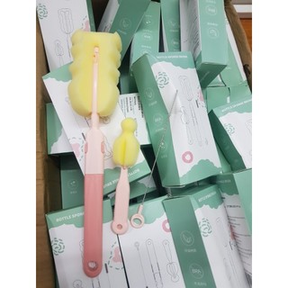 BỘ 3 MÓN CỌ RỬA BÌNH SỮA MINKBABY