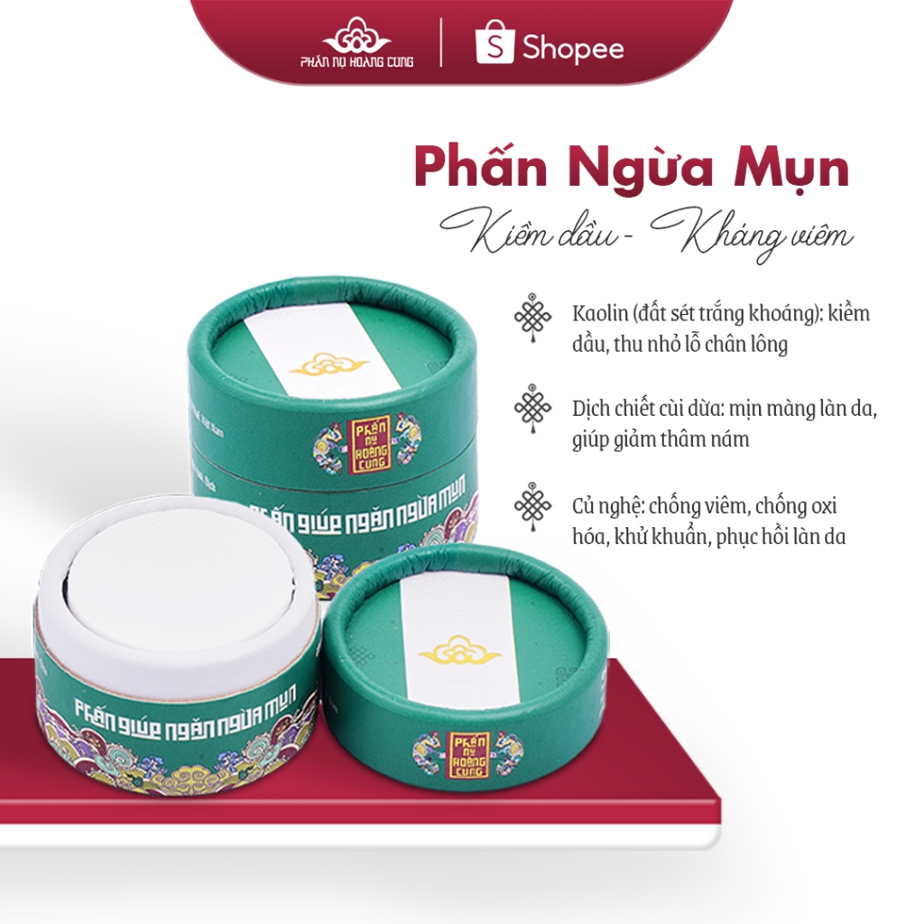 Phấn Ngừa Mụn Phấn Nụ Hoàng Cung 25g