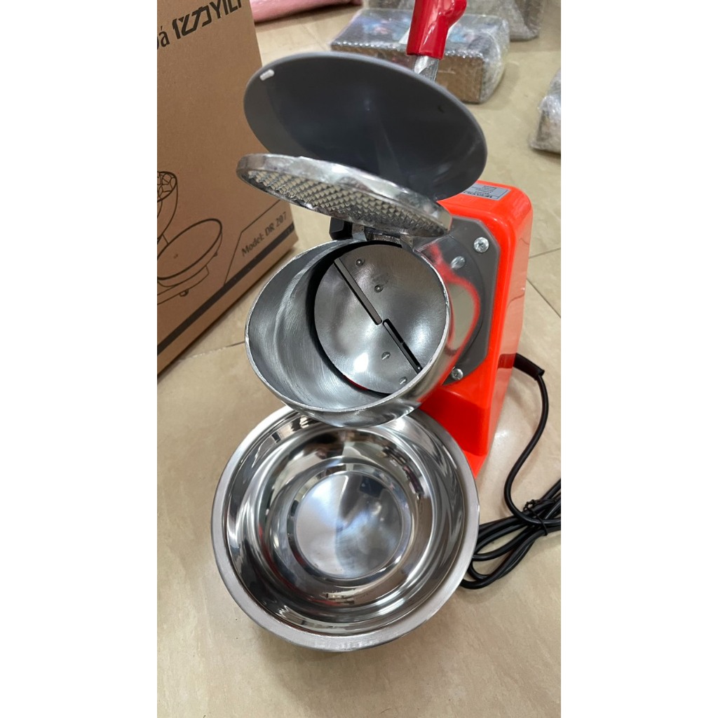 Máy Bào Đá Tuyết 4 Lưỡi Thế Hệ Mới Xay Siêu Mịn- giao màu ngẫu nhiên