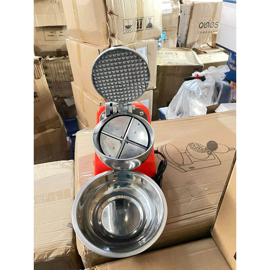 Máy Bào Đá Tuyết 4 Lưỡi Thế Hệ Mới Xay Siêu Mịn- giao màu ngẫu nhiên