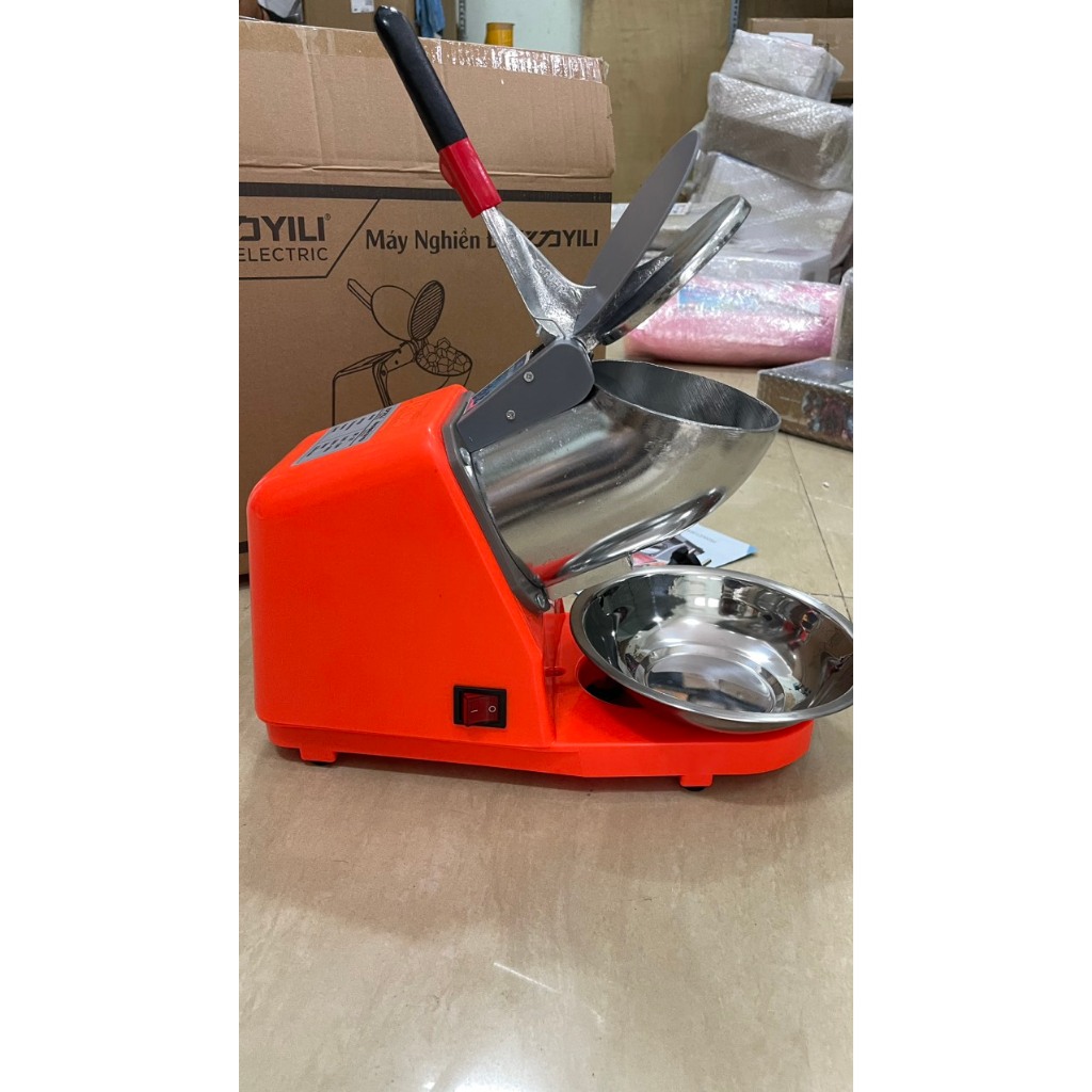 Máy Bào Đá Tuyết 4 Lưỡi Thế Hệ Mới Xay Siêu Mịn- giao màu ngẫu nhiên