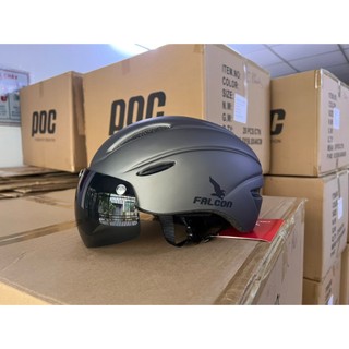 Mũ thể xe đạp Poc Falcon city có kính - Mũ bảo hiểm thể thao Falcon city