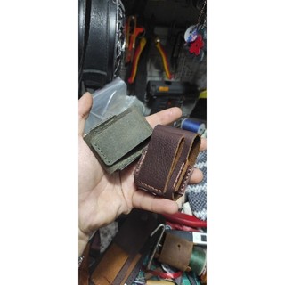 Bao da zippo thủ công da b.ò