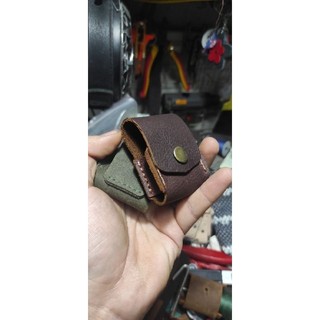 Bao da zippo thủ công da b.ò
