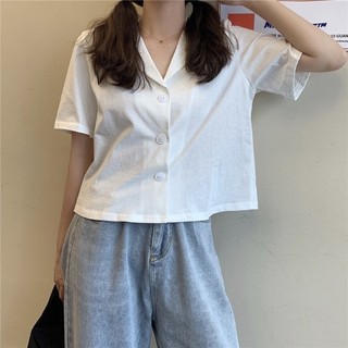 Áo sơ mi nữ kiểu croptop cực xinh
