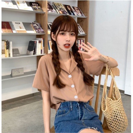 Áo sơ mi nữ kiểu croptop cực xinh