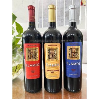 Rượu vang Chile Elamos nhập khẩu chính hãng
