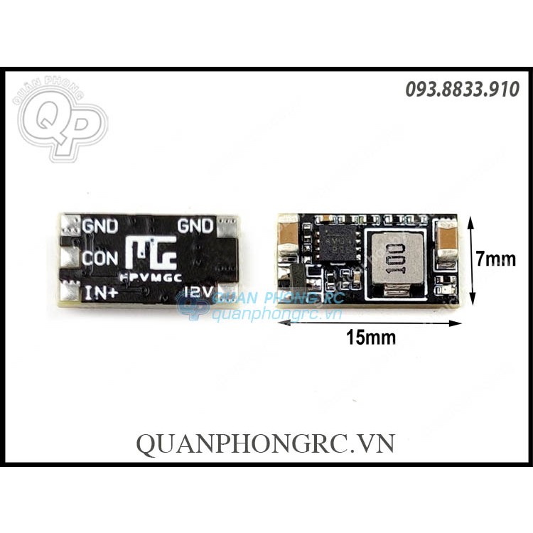 Mạch Đèn 12V 2A BEC COB LED Light Strip Control Switch 3-6S