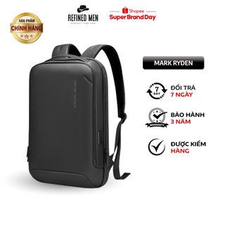 Balo laptop Mark Ryden MR9008 có cổng sạc USB, chống sốc laptop 15.6 inch, chống nước, nhiều ngăn chứa, hiện đại