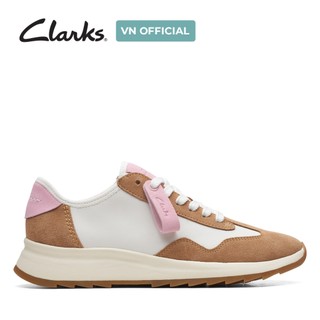 Giày sneaker da lộn nữ clarks - dashlite lo