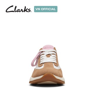 Giày Sneaker Da Lộn Nữ Clarks - DashLite Lo