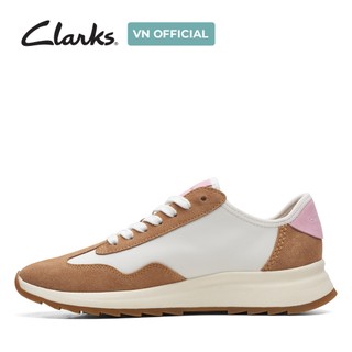 Giày Sneaker Da Lộn Nữ Clarks - DashLite Lo